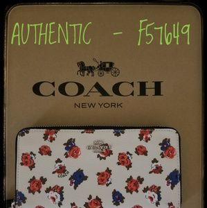 Coach Accordion Zip Wallet